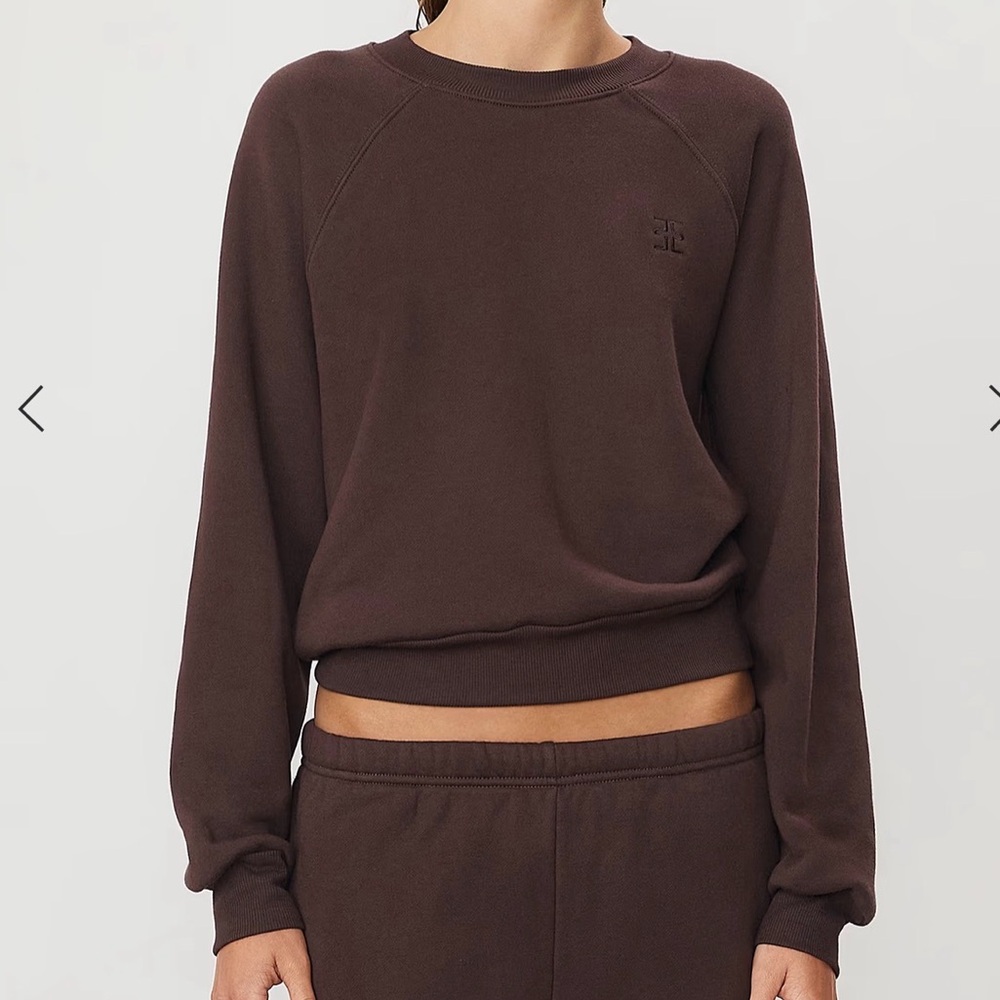 ETERNE shrunken raglan sweatshirt